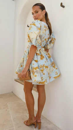 Abel Mini Dress - Blue