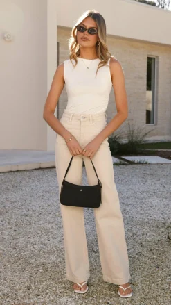 Abrand 94 High & Wide Jeans - Bone