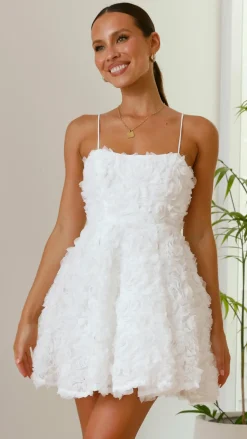 Ada Mini Dress - White