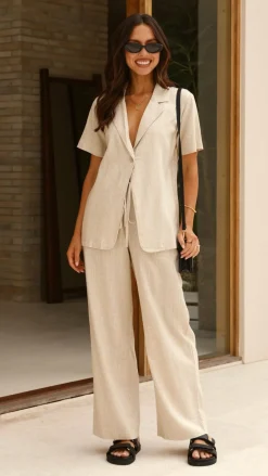 Adelais Pants - Beige