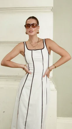 Adelina Maxi Dress - Oatmeal