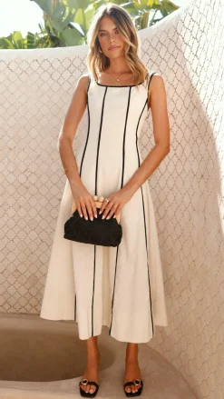 Adelina Maxi Dress - Oatmeal