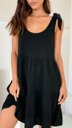 Adina Mini Dress - Black
