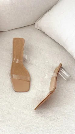 Aena Heel - Nude/Clear