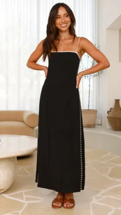 Aisha Maxi Dress - Black