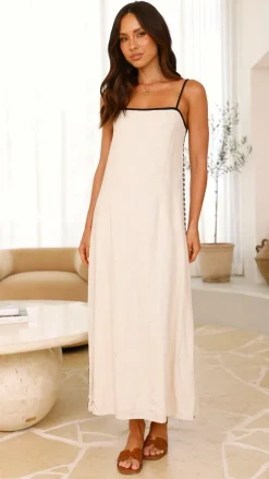 Aisha Maxi Dress - Oat