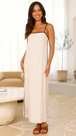 Aisha Maxi Dress - Oat