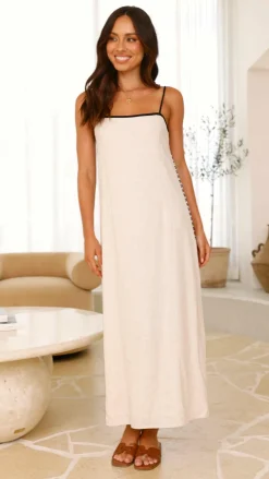 Aisha Maxi Dress - Oat