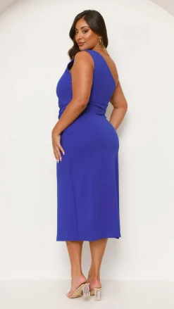 Alaina Midi Dress - Cobalt Blue