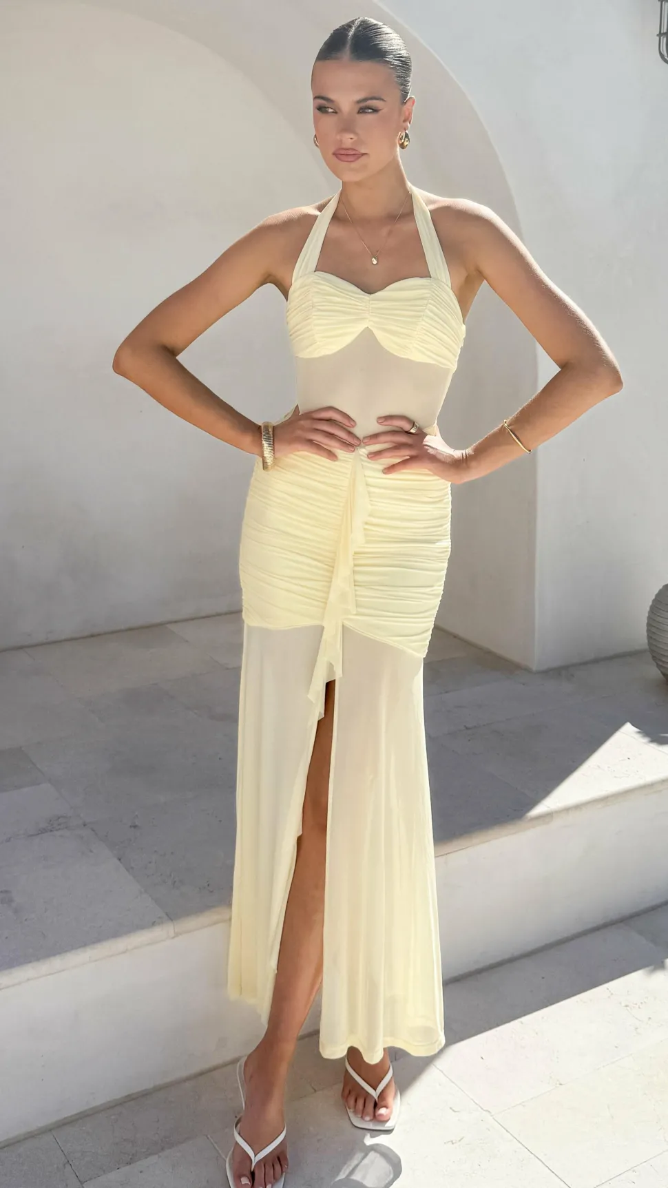 Alani Maxi Dress - Yellow
