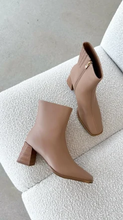 Alania Boots - Almond