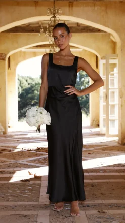 Alaria Maxi Dress - Black