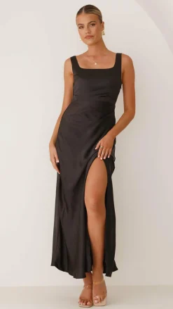 Alaria Maxi Dress - Black