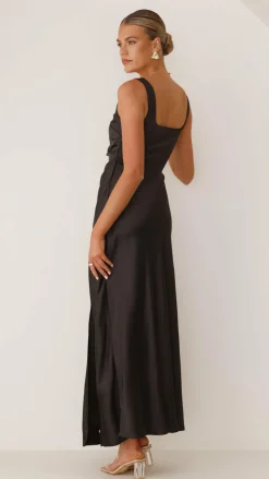 Alaria Maxi Dress - Black