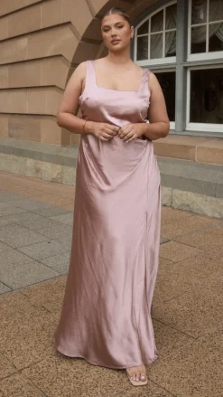 Alaria Maxi Dress - Dusty Pink