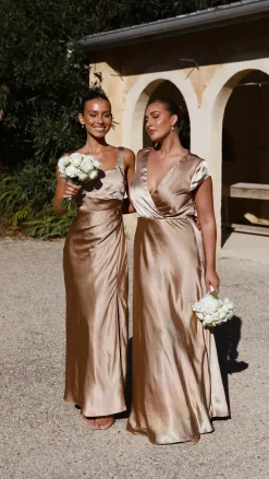 Alaria Maxi Dress - Gold