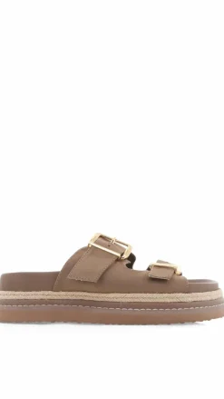 Alder Slide - Fawn Suede