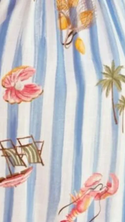 Alejandro Top - Striped Sailor Print