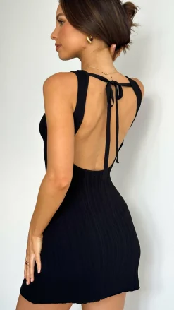 Alexa Mini Dress - Black