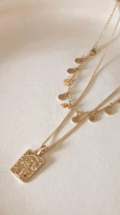Alice Pendant Necklace - Gold
