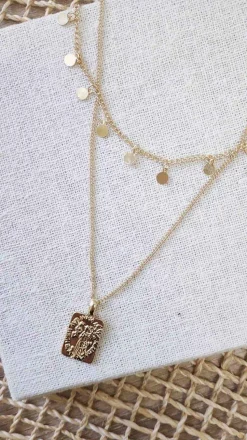 Alice Pendant Necklace - Gold