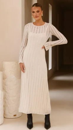 Allure Maxi Dress - Beige