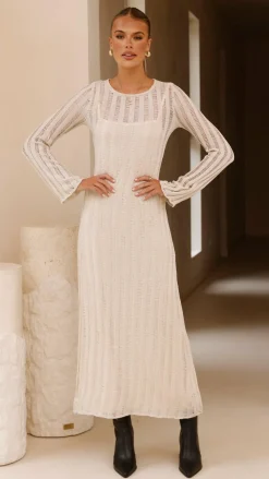 Allure Maxi Dress - Beige