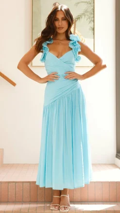 Alma Maxi Dress - Blue