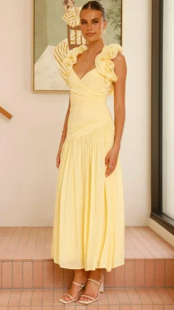 Alma Maxi Dress - Yellow