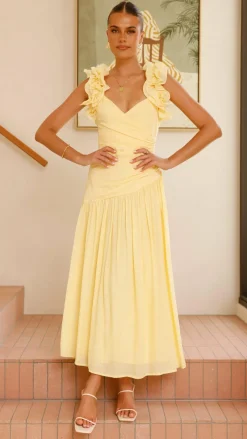 Alma Maxi Dress - Yellow