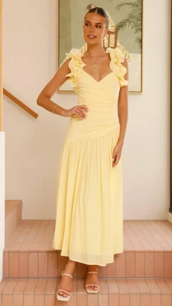 Alma Maxi Dress - Yellow