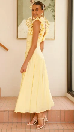 Alma Maxi Dress - Yellow