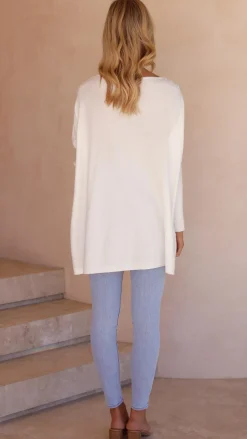 Amalia Knit Top - White