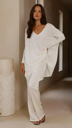 Amalia Knit Top - White