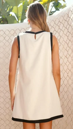 Amara Mini Dress - Oatmeal