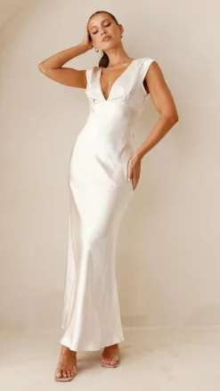 Amelia Maxi Dress - Champagne