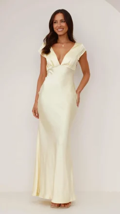 Amelia Maxi Dress - Yellow