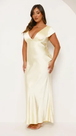 Amelia Maxi Dress - Yellow