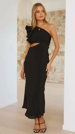 Amina Maxi Dress - Black