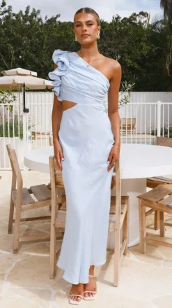 Amina Maxi Dress - Blue