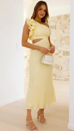 Amina Maxi Dress - Yellow