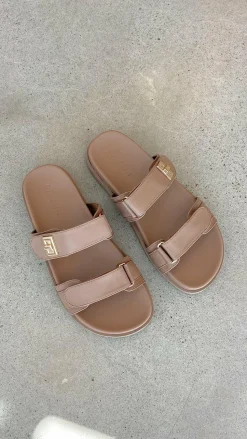 Amylee Slide - Light Cashew