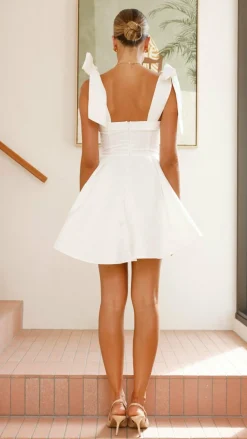 Annette Mini Dress - White