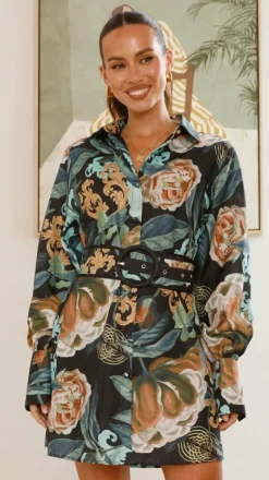 Annika Mini Dress - Noir