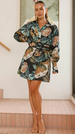 Annika Mini Dress - Noir