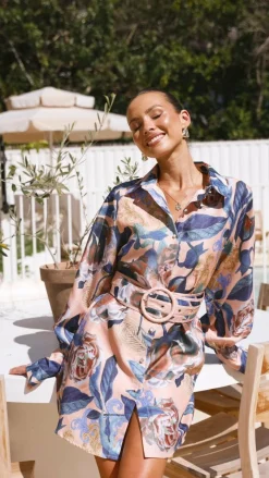 Annika Mini Dress - Rosa