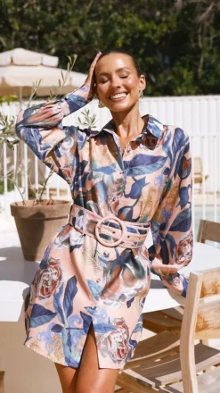 Annika Mini Dress - Rosa