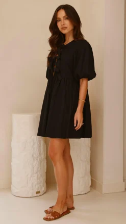 Arana Mini Dress - Black