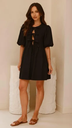 Arana Mini Dress - Black