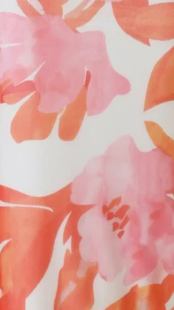 Ashley Maxi Dress - Pink/Orange Floral